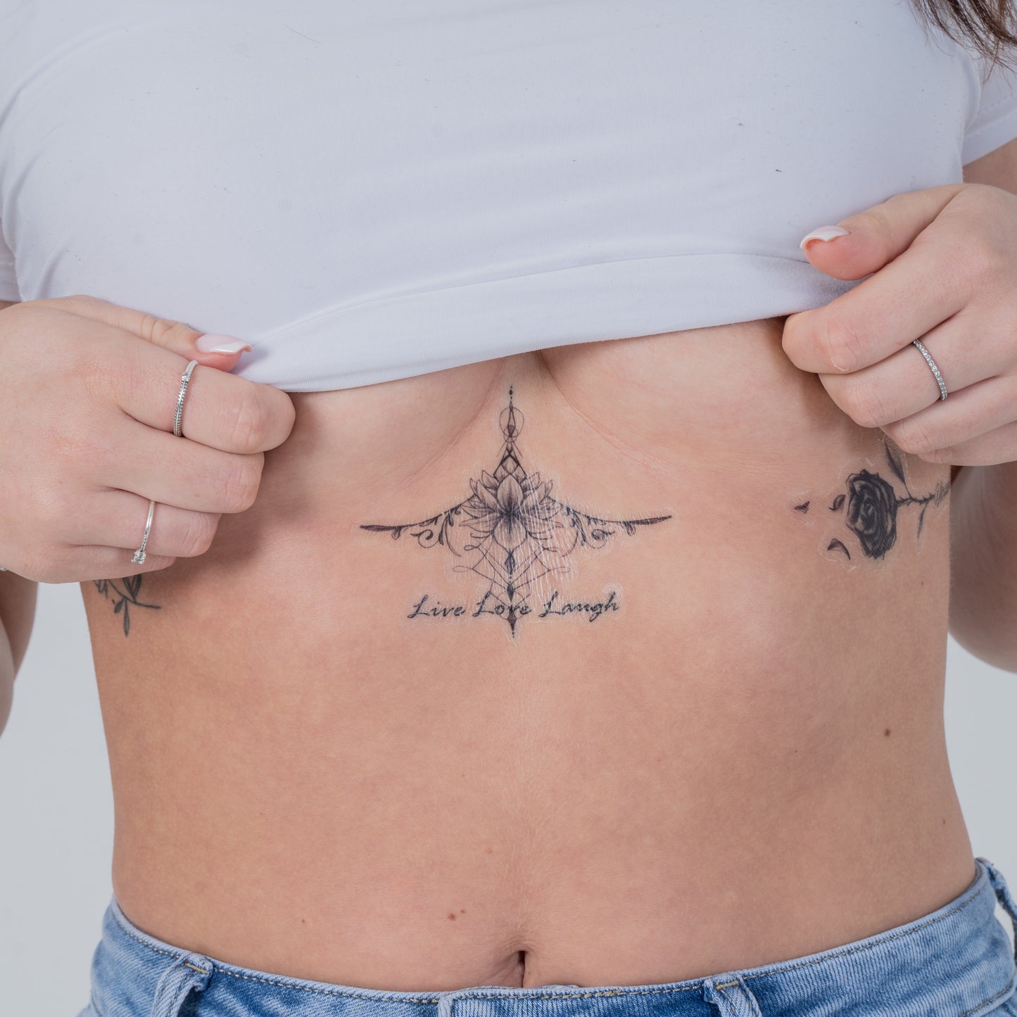 Personalized Sternum Tattoo
