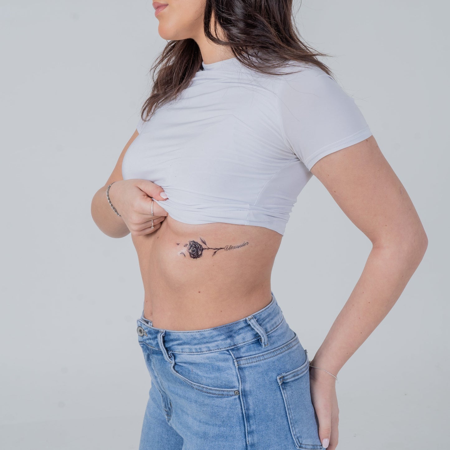 Personalized Rose Tattoo