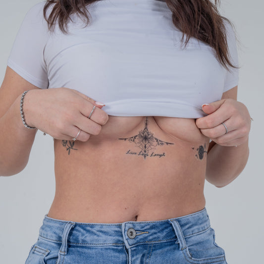 Personalized Sternum Tattoo